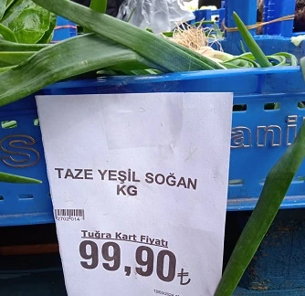 MARKET KARTI İNDİRİMLİ TAZE SOĞAN 99.90 TL!