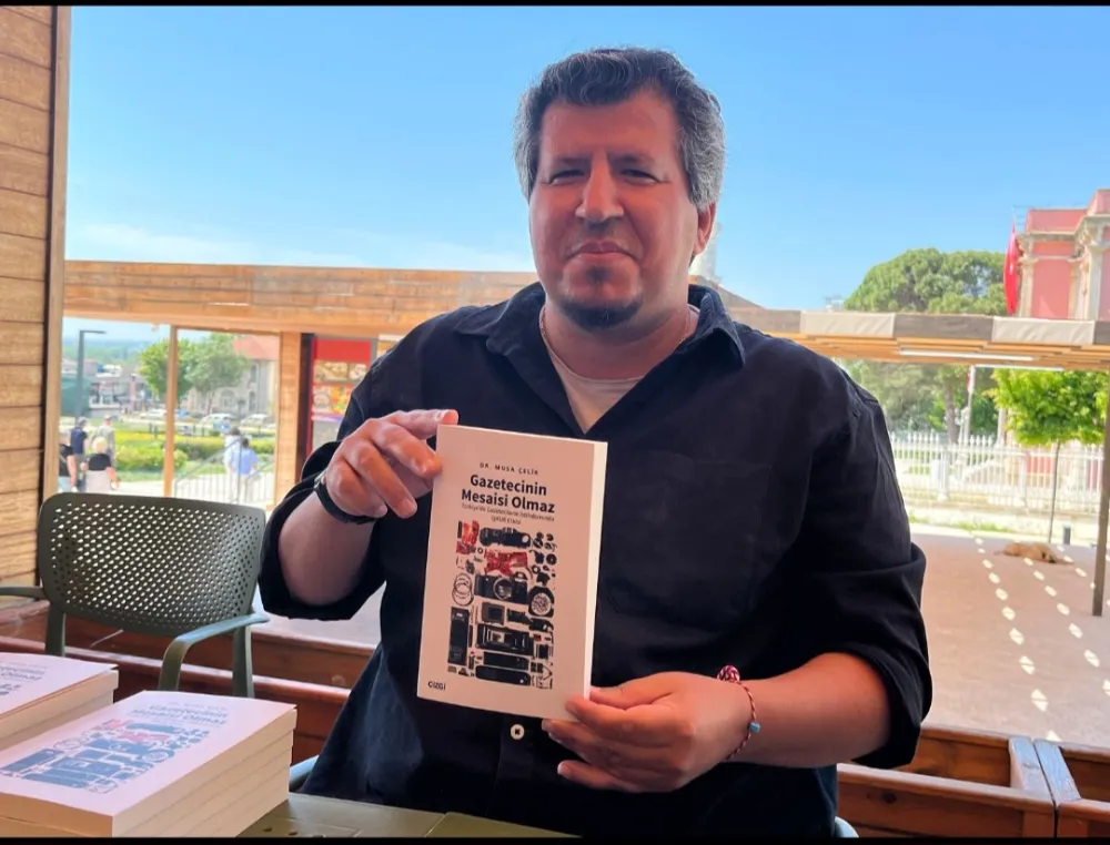 KİTABINI “EDİRNE BASIN EMEKÇİLERİNE ” İTHAF ETTİ 