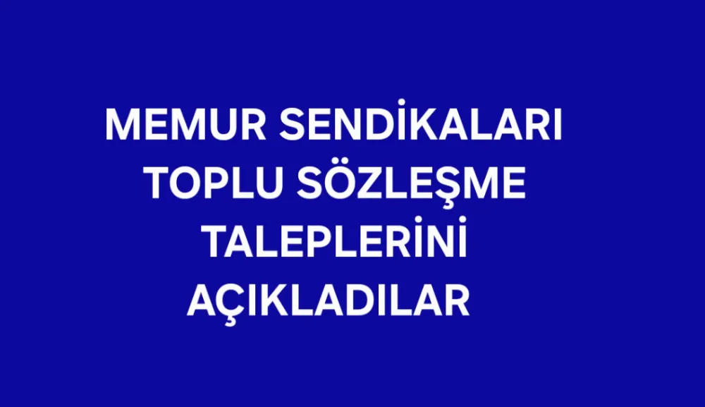 MEMUR SENDİKALARI SAHADA KONUŞTU, ŞİMDİ SIRA MASADA 