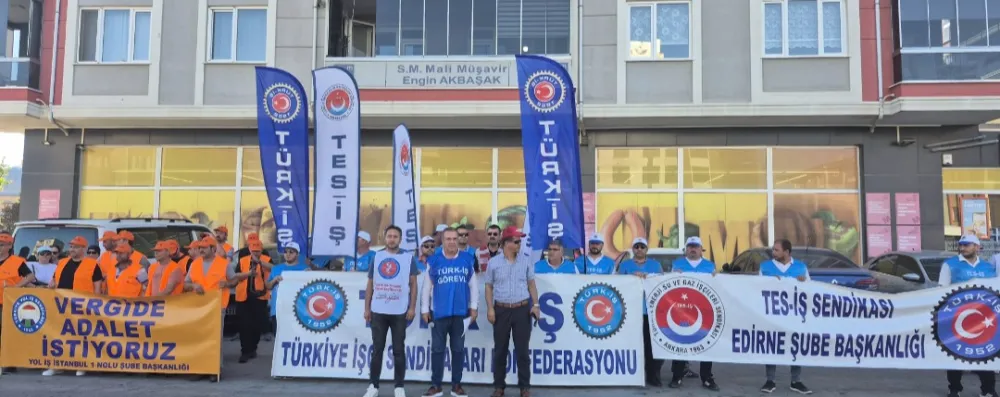 TÜRK-İŞ’TEN 81 İLDE EŞ ZAMANLI PROTESTO: “ARTIK SABRIMIZ KALMADI!”