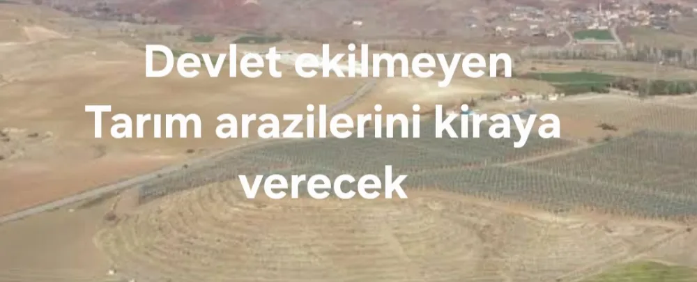 TARIM ARAZİSİ -TARLASI- OLANLAR DİKKAT! TOPRAĞINA SAHİP ÇIK!