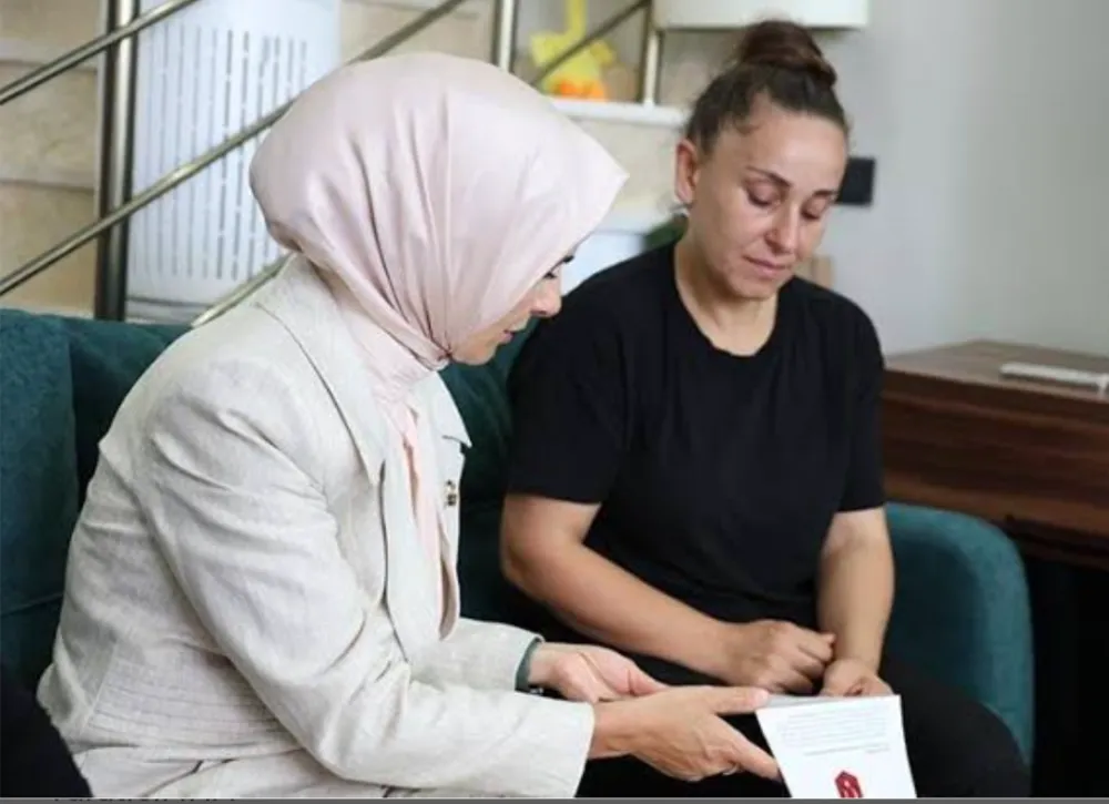 BAKAN GÖKTAŞ, CUMHURBAŞKANI ERDOĞAN