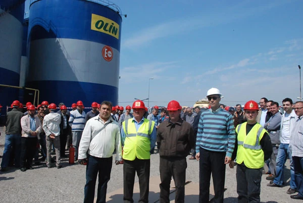 Olinde yangın tatbikatı