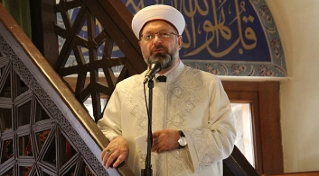 DİYANET İŞLERİ BAŞKANI ALİ ERBAŞ;“BU CUMA NAMAZI İÇİN SALA OKUNMAYACAK”