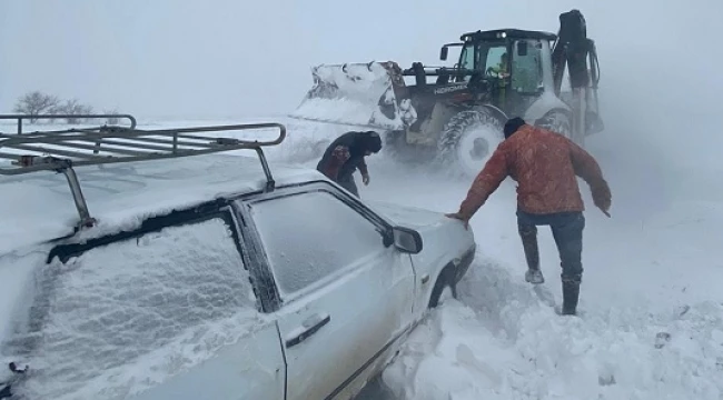 60 PERSONEL 156 KÖYDE 790 KM YOL AÇTILAR  