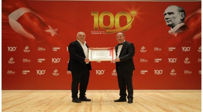 SEYFETTİN SELİM’E FAHRİ HEMŞEHRİLİK PAYESİ VE BERATI