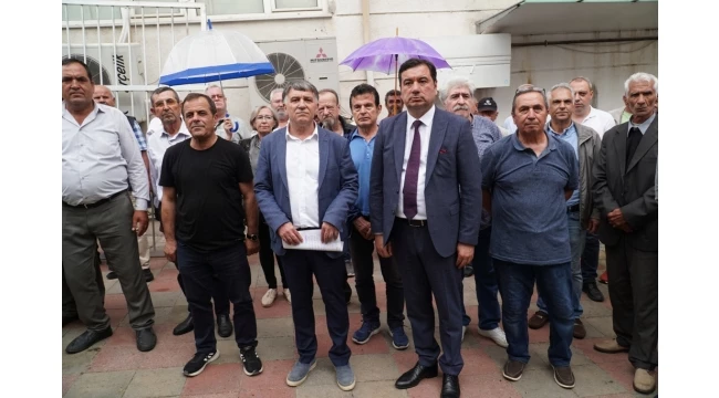 TABAN HAREKETİ İL BİNASI ÖNÜNDE AÇIKLAMA YAPTI