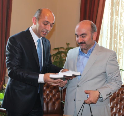 Fikret Dişlioğlu, Edirne Belediyesini ziyaret etti.