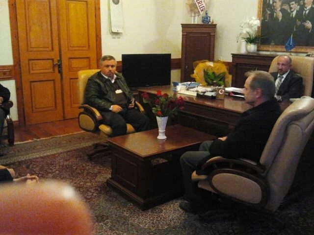 DİYANET SEN EDİRNE ŞUBESİNDEN İL MÜFTÜSÜ EMRULLAH ÜZÜME HOŞ GELDİNİZ ZİYARETİ.