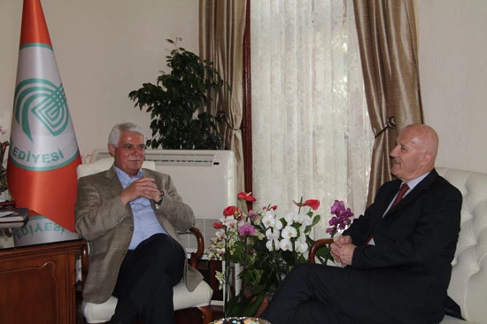 KARADAĞ BÜYÜKELÇİSİ RAMO BRALİC, BAŞKAN SEDEFÇİYİ MAKAMINDA ZİYARET ETTİ.