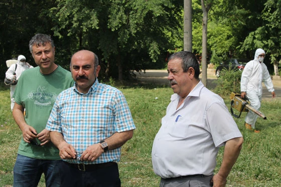 SİVRİSİNEKLE MÜCADELE ARALIKSIZ SÜRÜYOR.