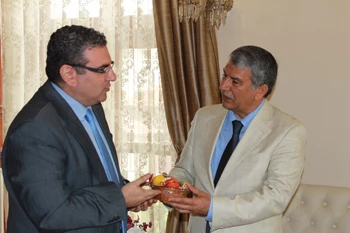 RTÜK BAŞKAN YARDIMCISI ÖZTÜRK,EDİRNE BELEDİYESİNİ ZİYARET ETTİ