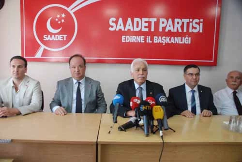 SAADET PARTİSİ GENEL BAŞKANI MUSTAFA KAMALAK, ÇARE MİLLİ GÖRÜŞTE, ÇARE SAADET PARTİSİNDE