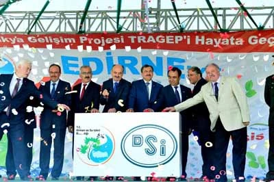 ORMAN VE SU İŞLERİ BAKANI EROĞLU;TRAKYADA HER NOKTAYI SULAYACAĞIZ.