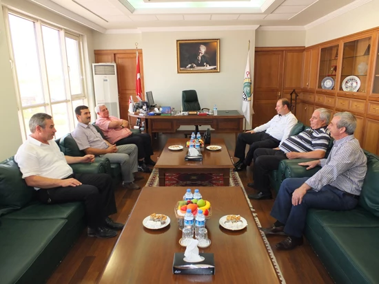 BELEDİYE BAŞKANI HAMDİ SEDEFÇİ ETBNI ZİYARET ETTİ.