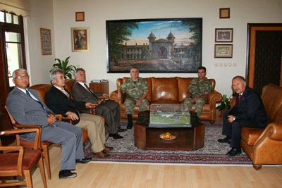 5. Kolordu Komutanı Tümgeneral Ümit Dündar T.Ü.ziyaret etti&#8230;