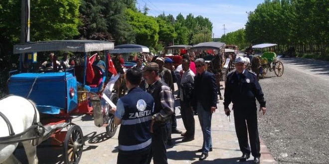 EDİRNE BELEDİYESİ FAYTONLARI DENETLENDİ.