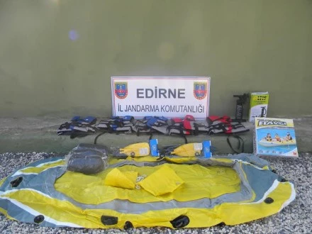 EDİRNE İL JANDARMA KOMUTANLIĞI YUNANİSTAN SINIRINDA KUŞ UÇURTMUYOR