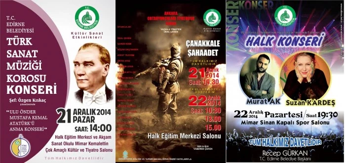 GÜRKAN; “ ATAMIZIN EDİRNE’YE GELİŞİNE YAKIŞIR ETKİNLİKLER HAZIRLIYORUZ”