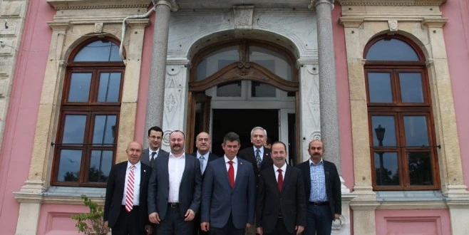  METİN FEVZİOĞLU, RECEP GÜRKAN’I ZİYARET ETTİ