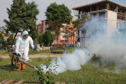 SİVRİSİNEKLE MÜCADELEYE ARALIKSIZ DEVAM EDİLİYOR