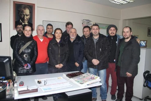 TGD YÖNETİMİ TGF BAŞKAN YARDIMCISI VE EMNİYET MÜDÜRÜNÜ ZİYARET ETTİ