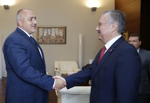 VALİ ÖZDEMİR BULGARİSTAN BAŞBAKANI BORİSOV İLE GÖRÜŞTÜ